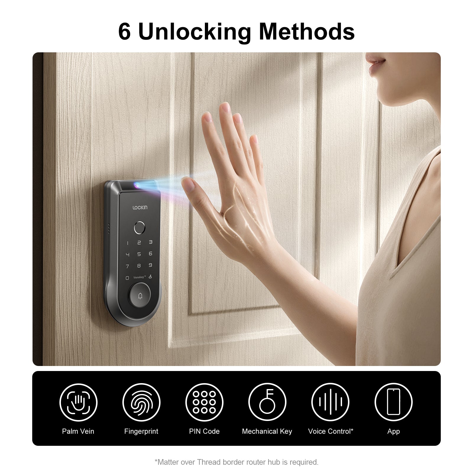 Veno Palm Vein Recognition Smart Lock